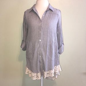 Flannel Style Button-Up